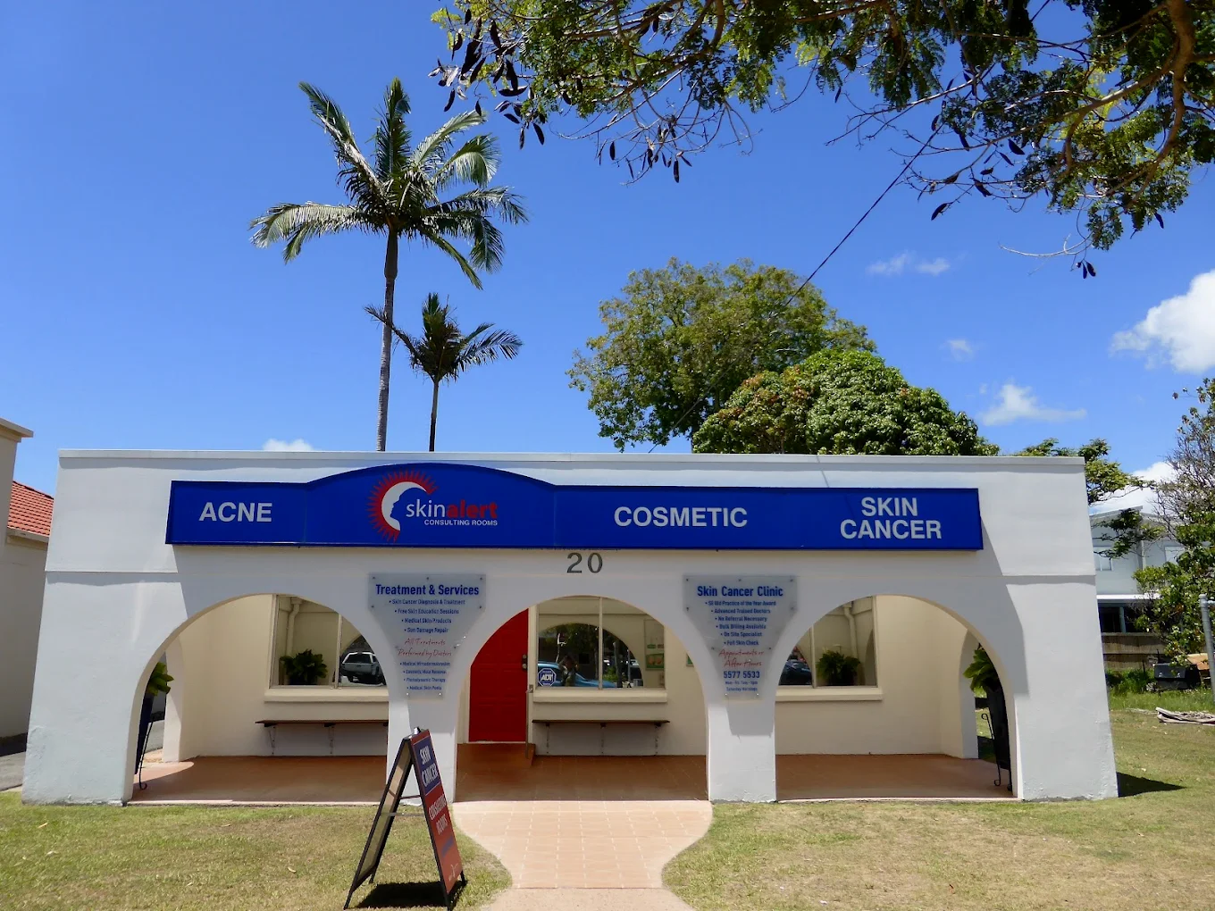 Skin Alert Paradise Point clinic exterior, Gold Coast